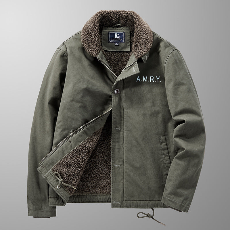 Fleece-Lined Corduroy Jacket