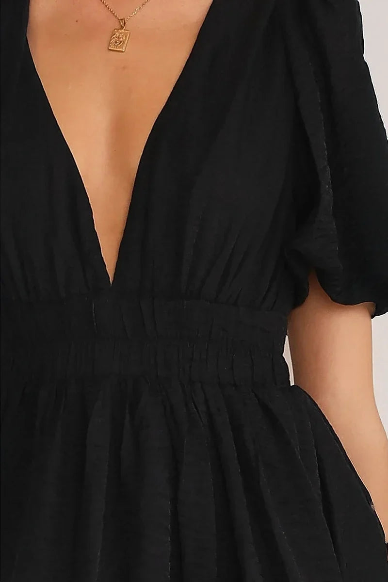 Erin Mini-Length Dress Black