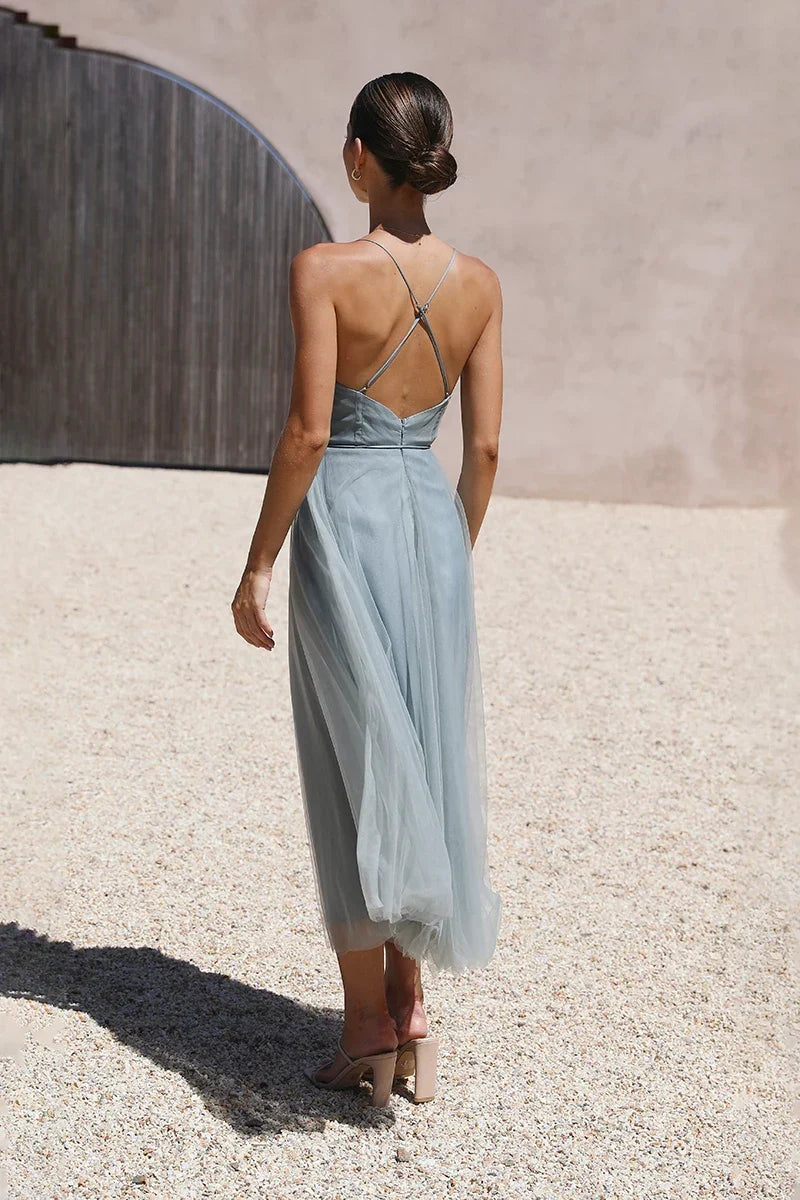 Diana Midi-Length Dress Sage