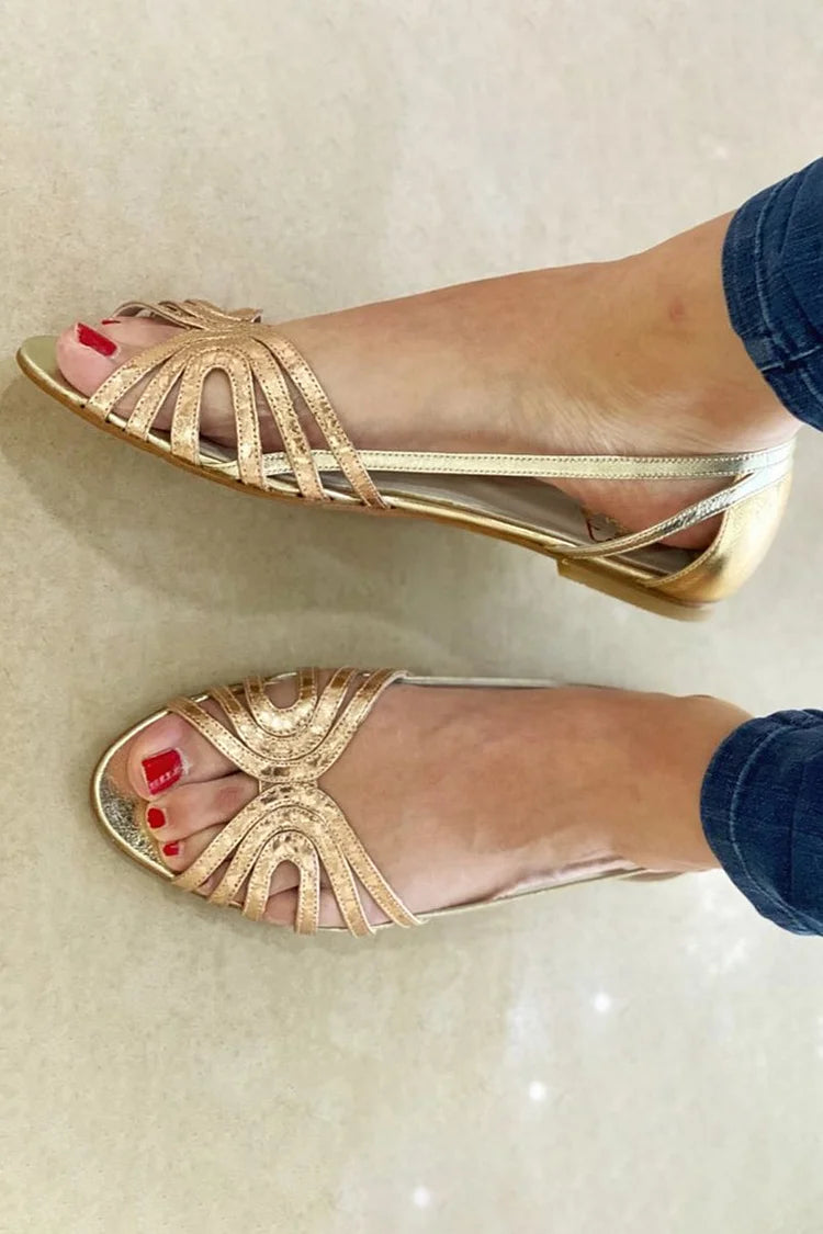 Mabel | Golden Sandals Summer Light