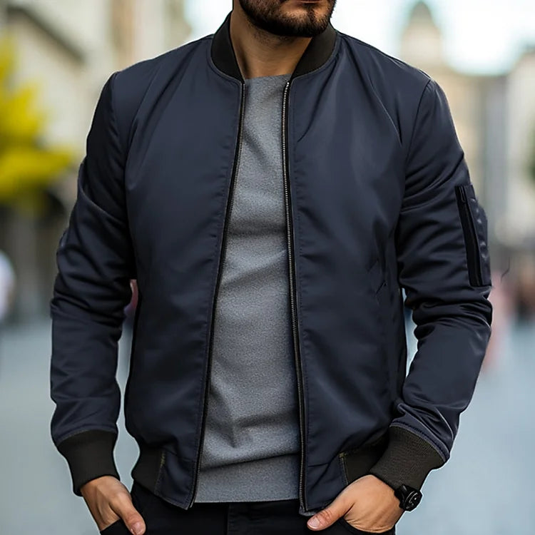 Lined Bomber Jacket