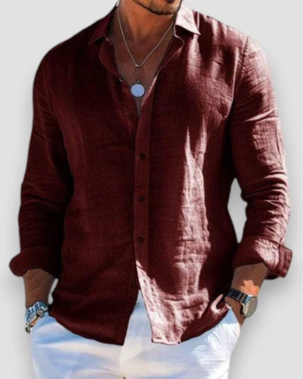 Connor - Casual Summer Long Sleeve Shirt