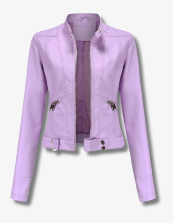 Modern Leather Jacket with a Minimalist Look