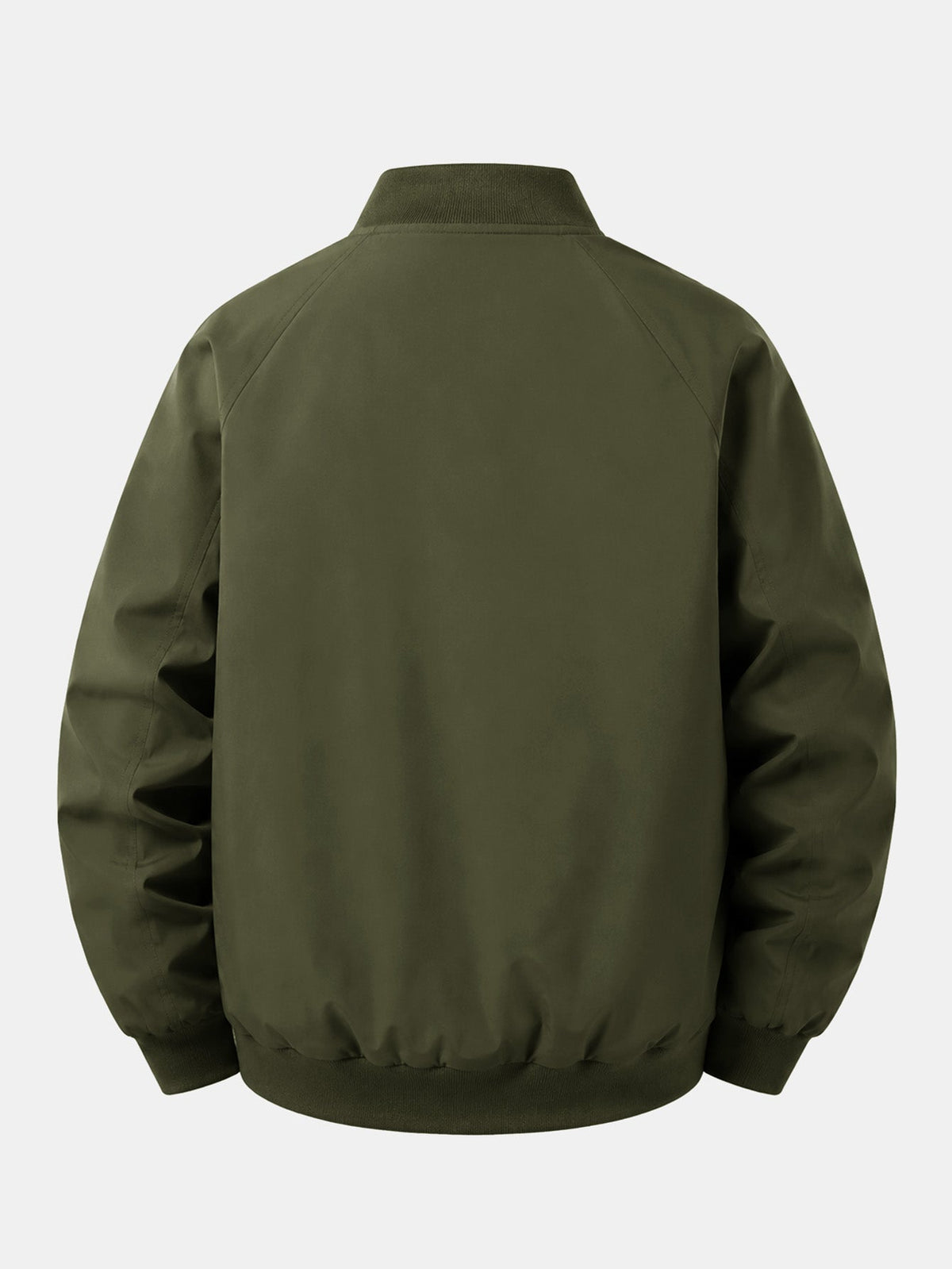 Men's Relaxed Fit Bomber Jacket – Printed Zip-Up Lightweight Casual Outerwear for Autumn and Everyday Streetwear