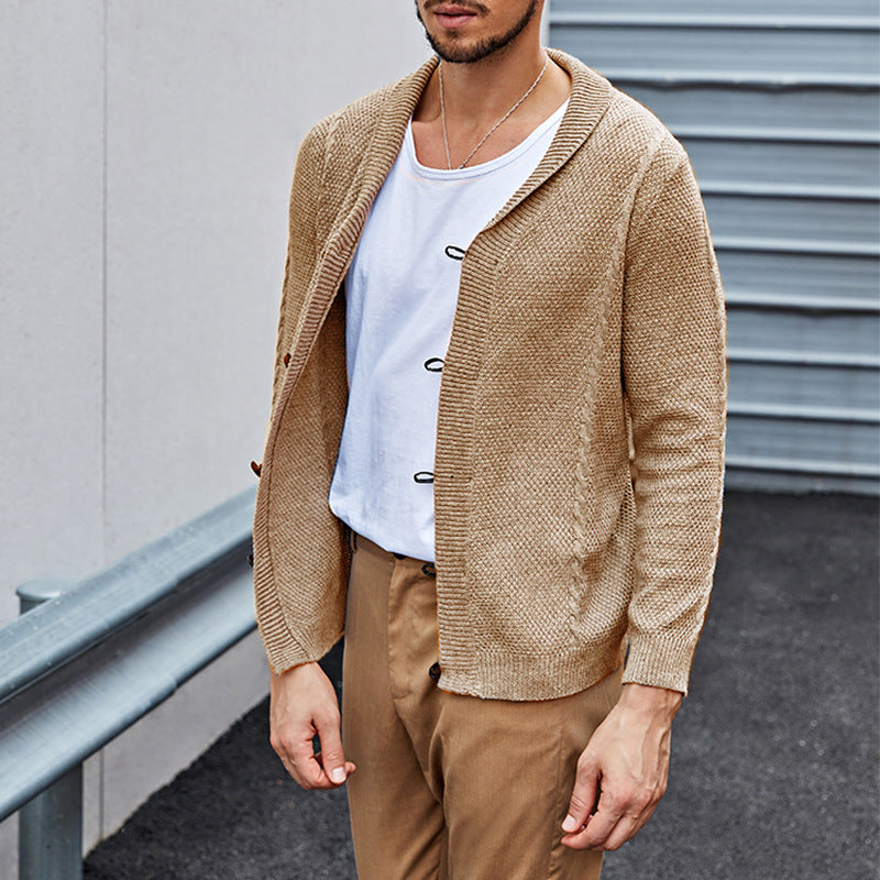 Knit Cardigan with Button Front