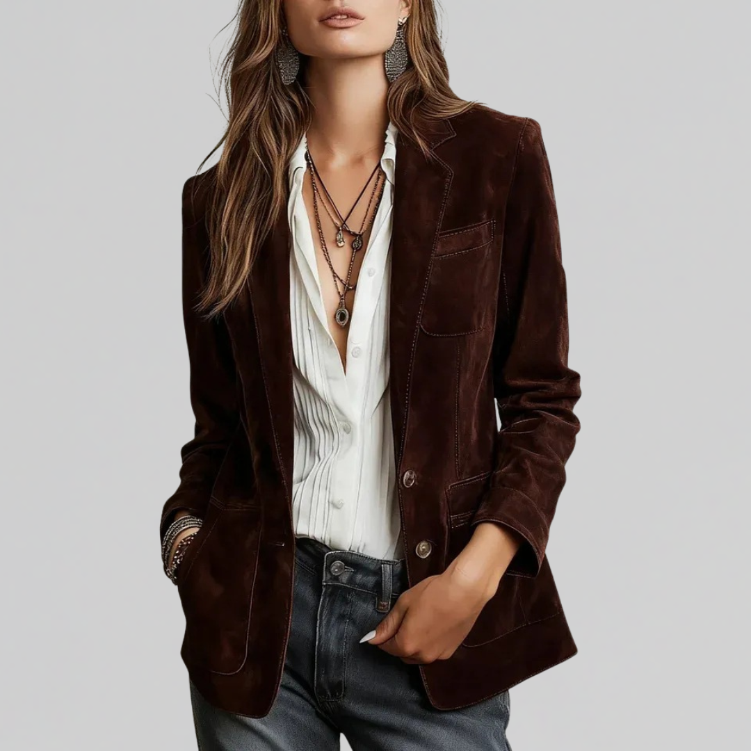 Fern | Soft Suede-Touch Blazer