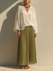 White/Olive Green