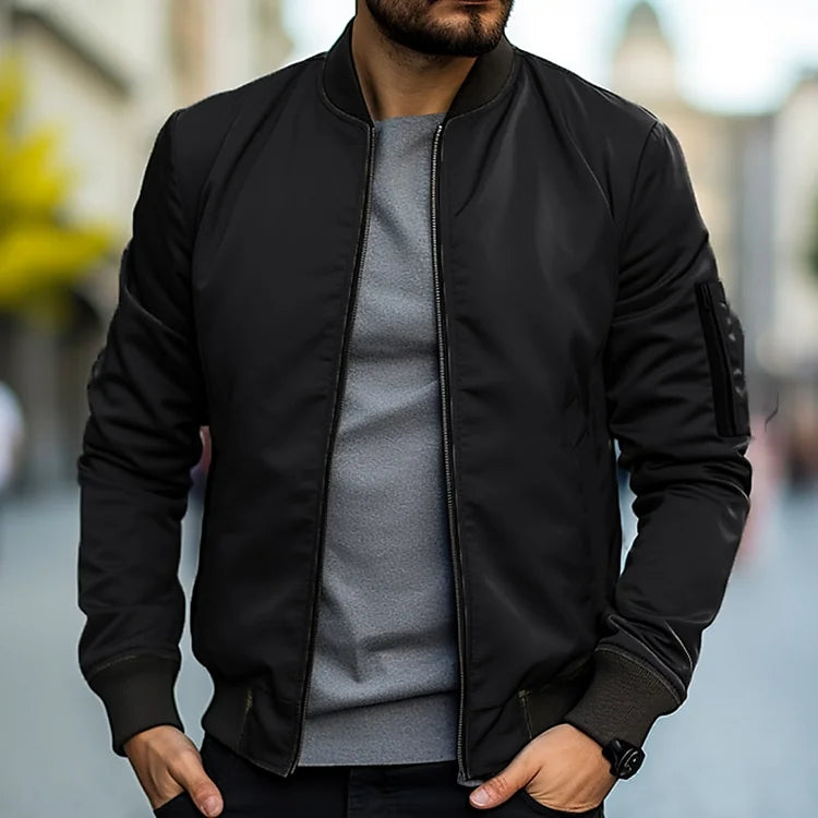 Lined Bomber Jacket