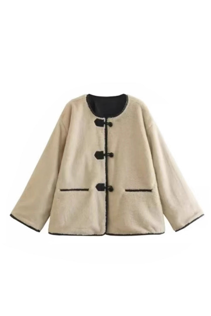 Modern Sherpa Fleece Loose Jacket