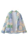 Flower pattern cotton jacket