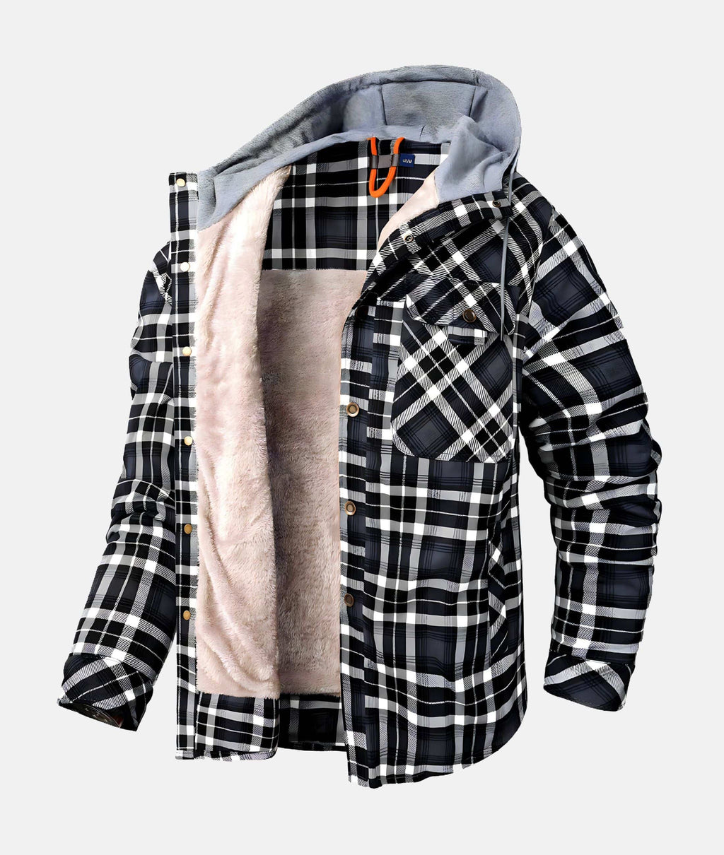 Lightweight Flannel Shirt Jacket