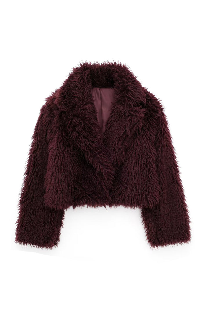 Modern Lapel Fur Jacket