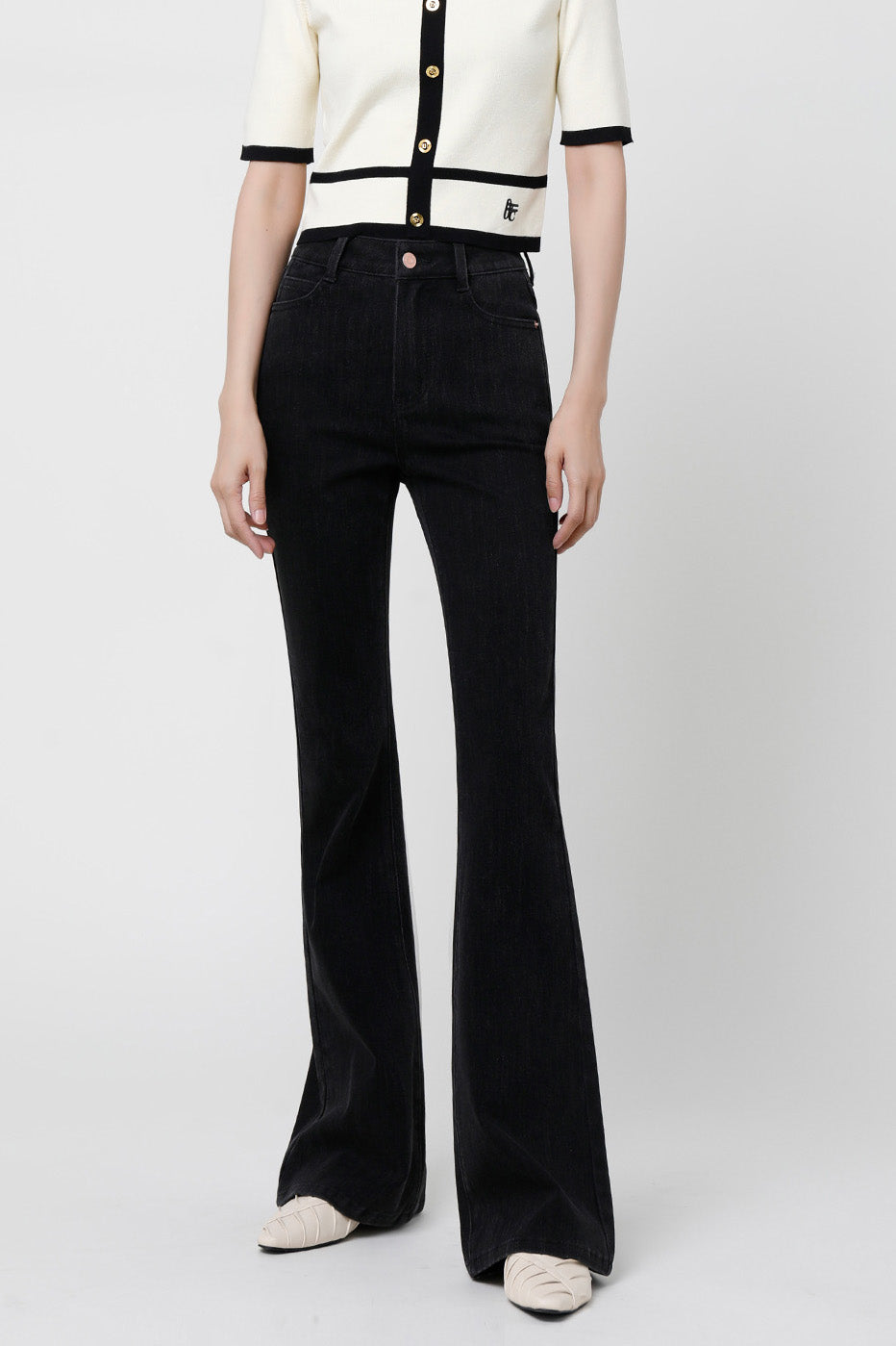 Modern Blue Slim Flare Jeans