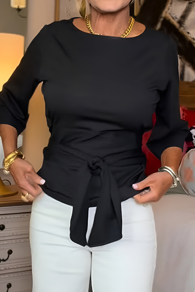 Daria - Stylish Bow Waist Top