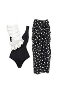 Refined Polka Dot One-Piece Swimwear