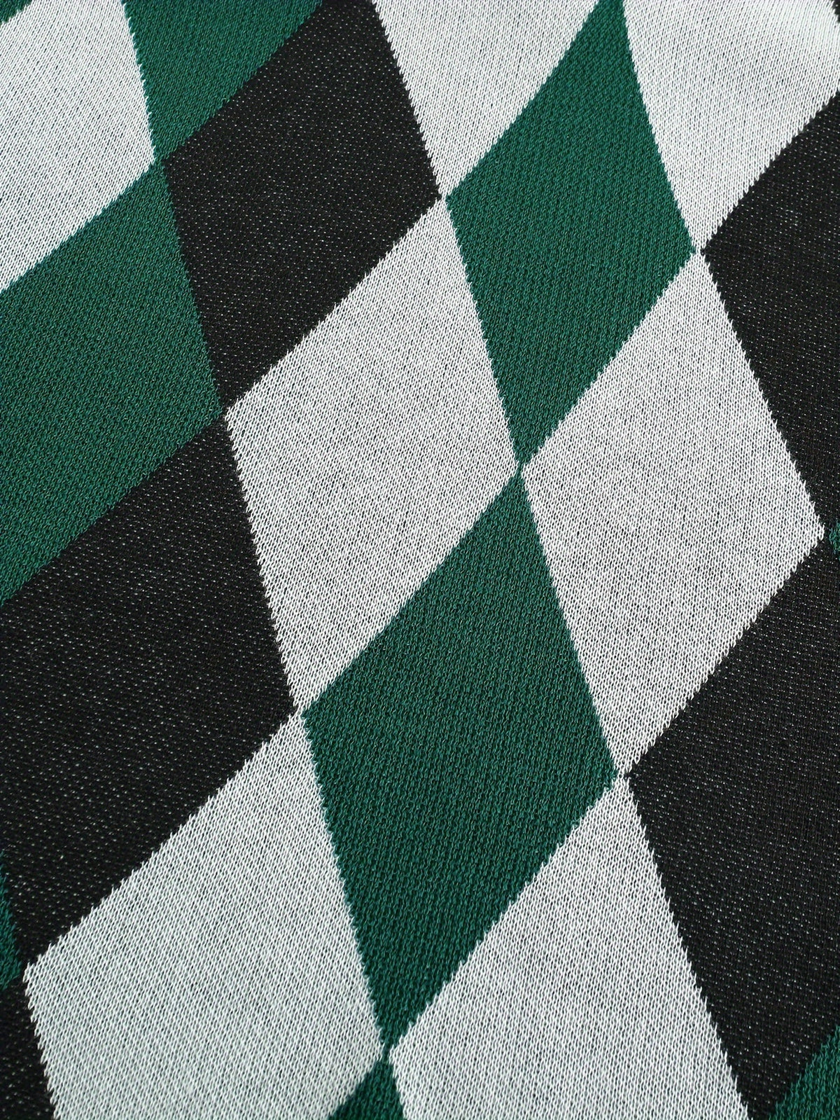 Men’s Stylish Argyle Sweater Vest