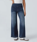 Women’s Wide Leg Pull-On Jeans