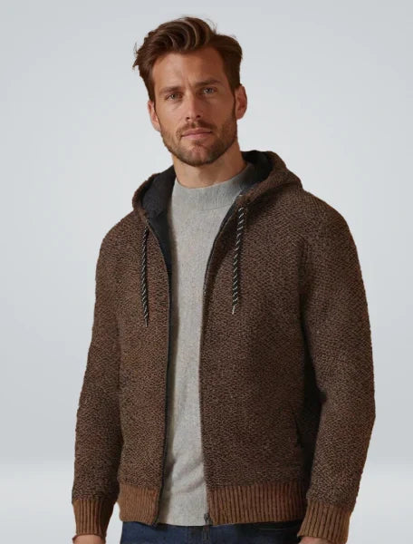 Lined Corduroy Hoodie