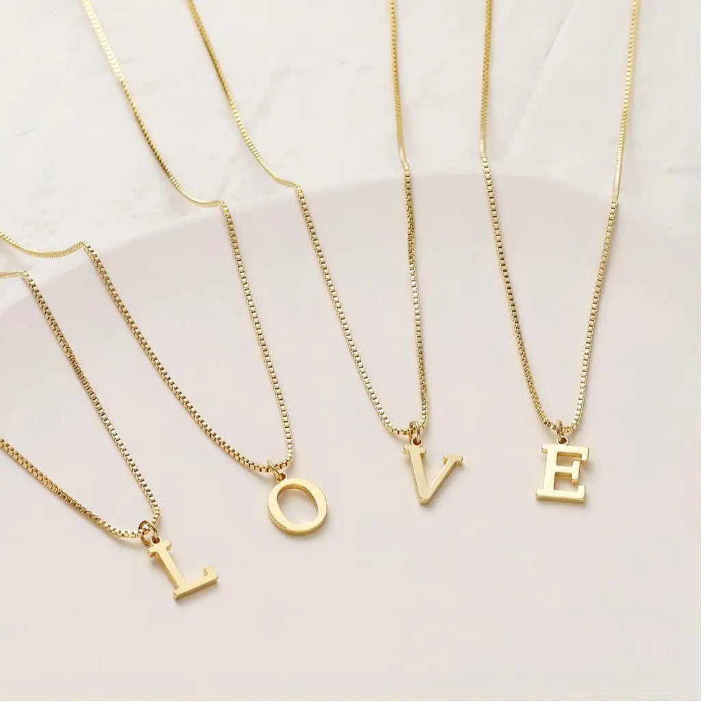 Love Letter Initial Necklace