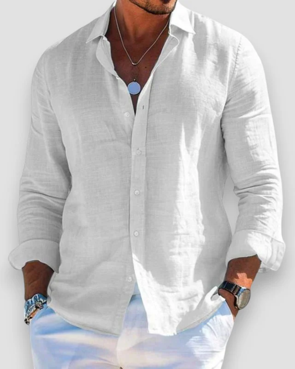 Connor - Casual Summer Long Sleeve Shirt