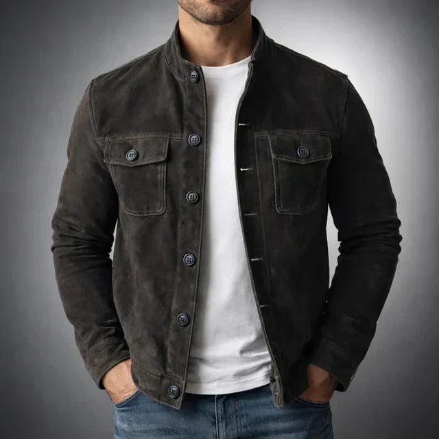 Jacob - Classic Pocket Suede Jacket