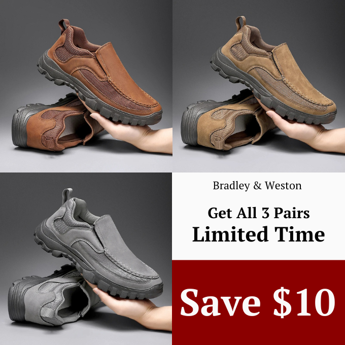 Suede Slip-On Shoes with Padded Collar