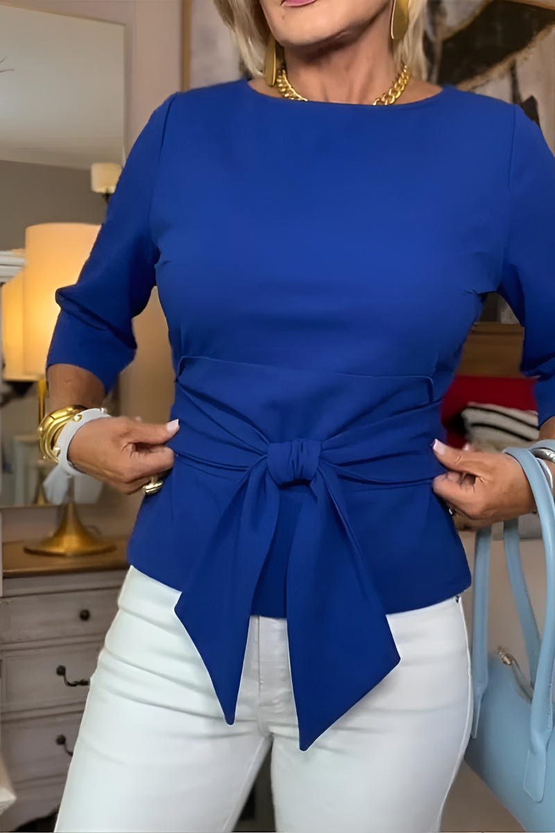 Daria - Stylish Bow Waist Top