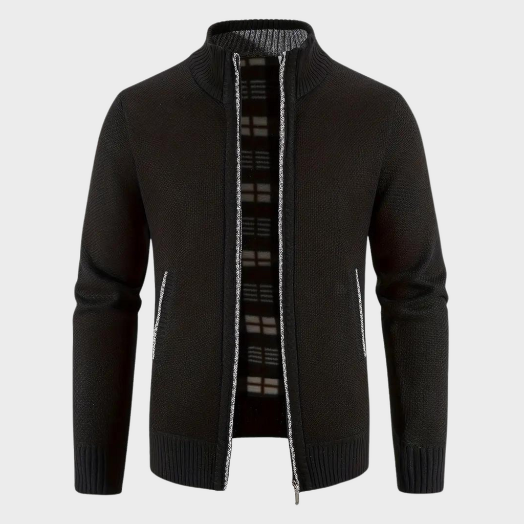 Breathable Knit Cardigan with Longline Cut
