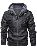 Men’s Hooded Moto Jacket