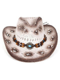 Western Retro Straw Hollow Hat