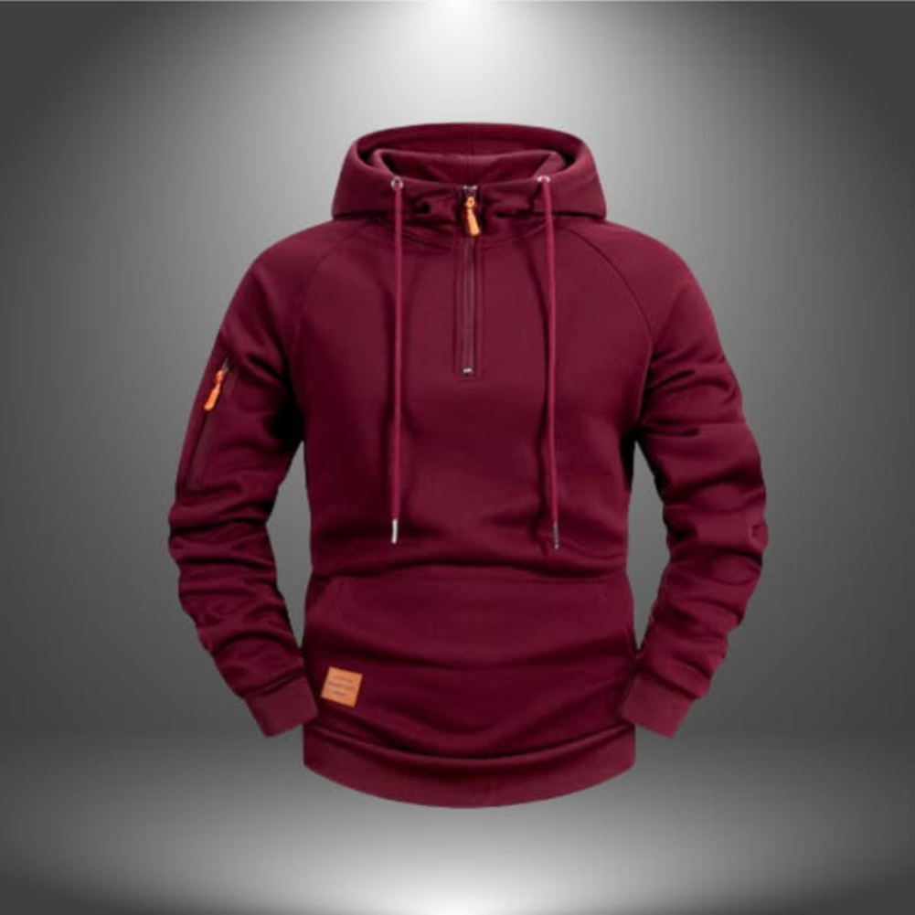 Sporty Sweater with Breathable Fabric