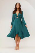 Modern Starry Nights Dress Emerald