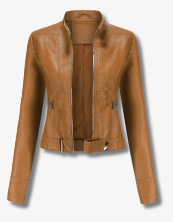Modern Leather Jacket with a Minimalist Look