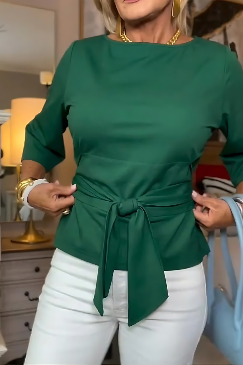 Daria - Stylish Bow Waist Top