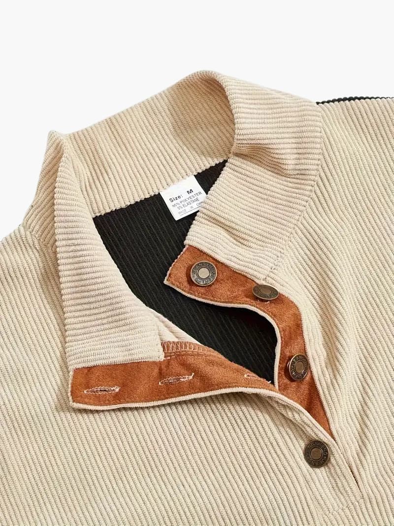 Knit Sweater with Zip Front