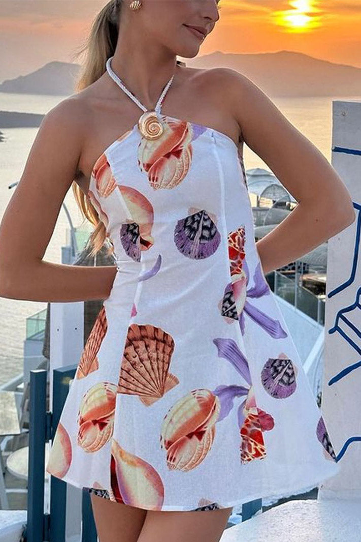 Freya Mini-Length Dress Seaside Bouquet