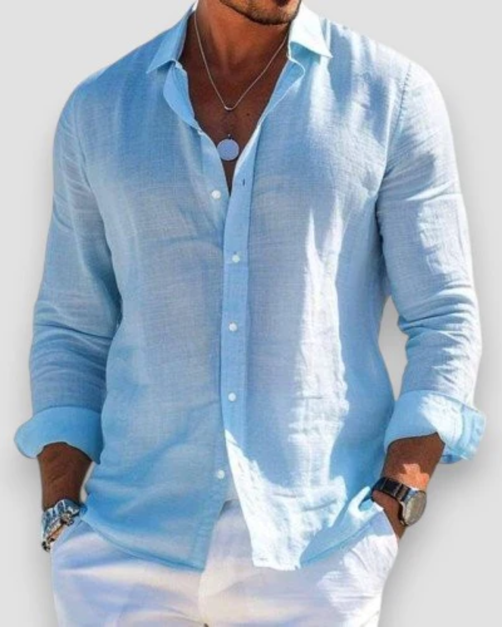 Connor - Casual Summer Long Sleeve Shirt