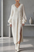 Renske - Sweater-Dress with Balloon Sleeves