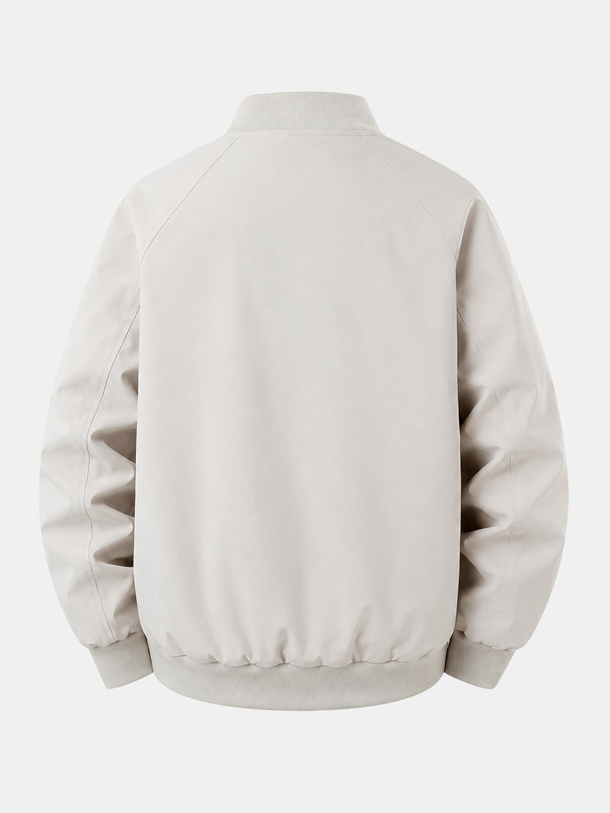 Men's Relaxed Fit Bomber Jacket – Printed Zip-Up Lightweight Casual Outerwear for Autumn and Everyday Streetwear