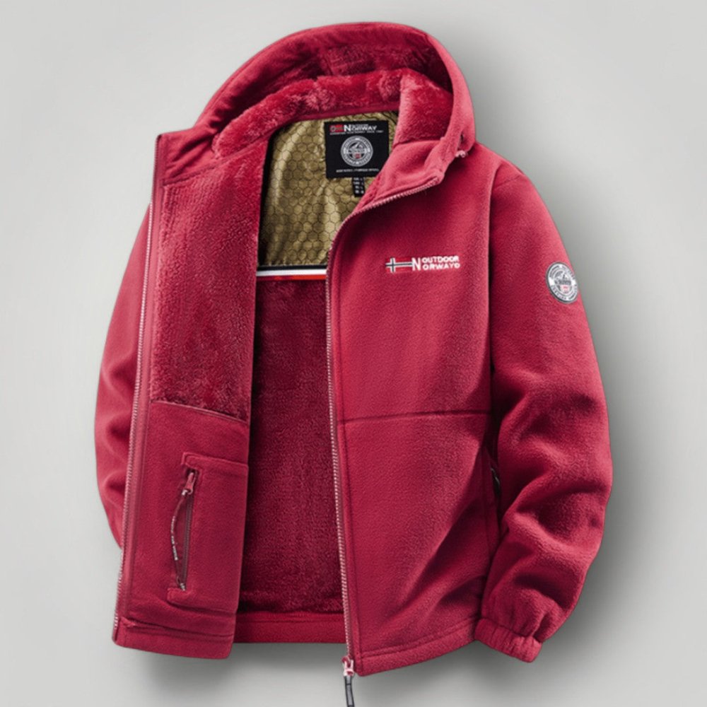 Water-Resistant Fleece Jacket and Pants Set