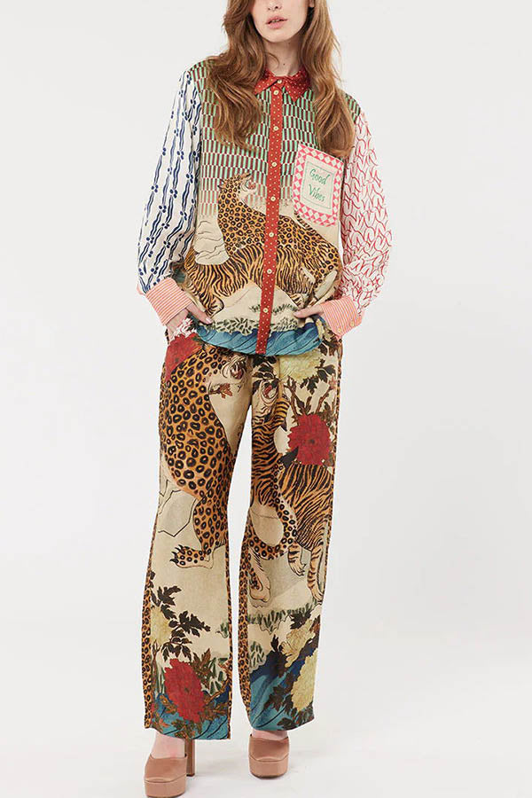 Leopard Print Relaxed Set