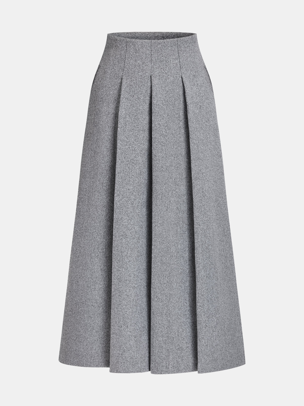 Women’s Tailored Tweed Blazer and Pleated Midi Skirt Two-Piece Set – Elegant Fitted Office Outfit for Autumn and Winter