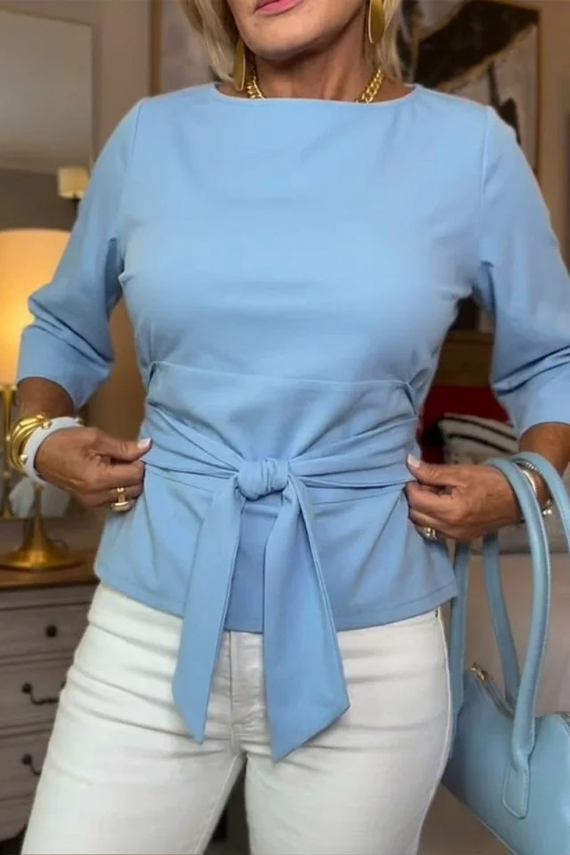 Daria - Stylish Bow Waist Top