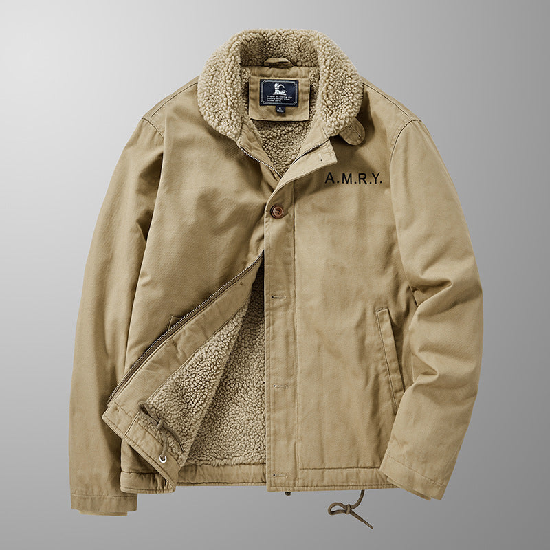 Fleece-Lined Corduroy Jacket