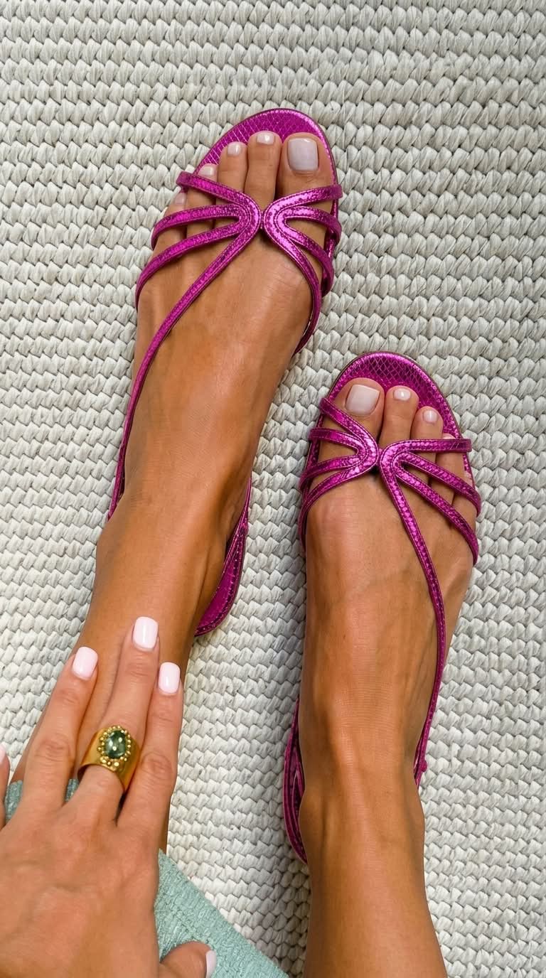 Erin - Golden Sandals Summer Essence