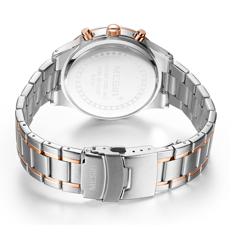 Men's Stainless Steel Sport Chronograph Watch