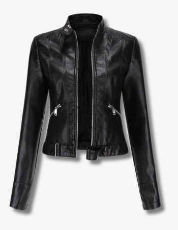 Modern Leather Jacket with a Minimalist Look