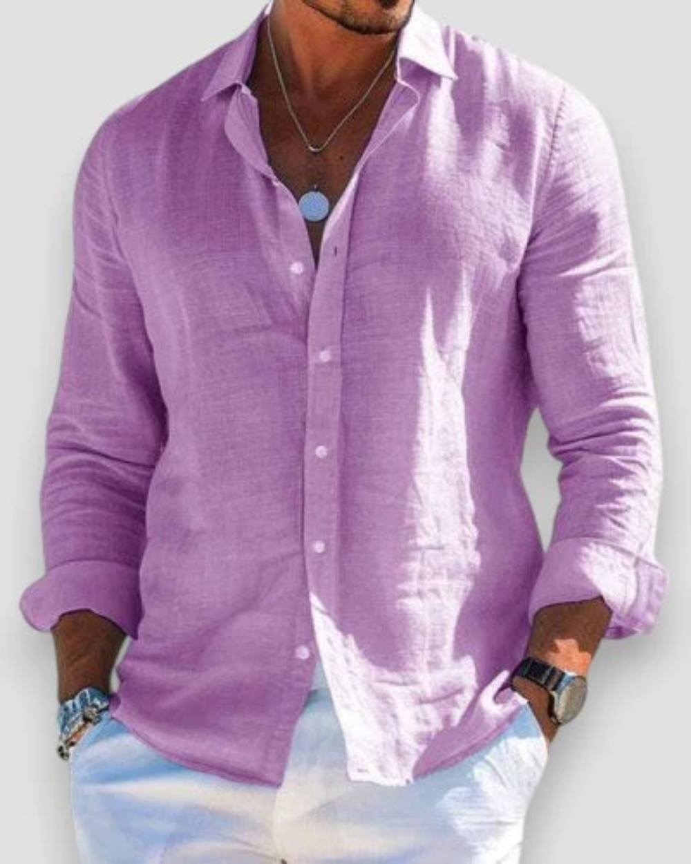 Connor - Casual Summer Long Sleeve Shirt