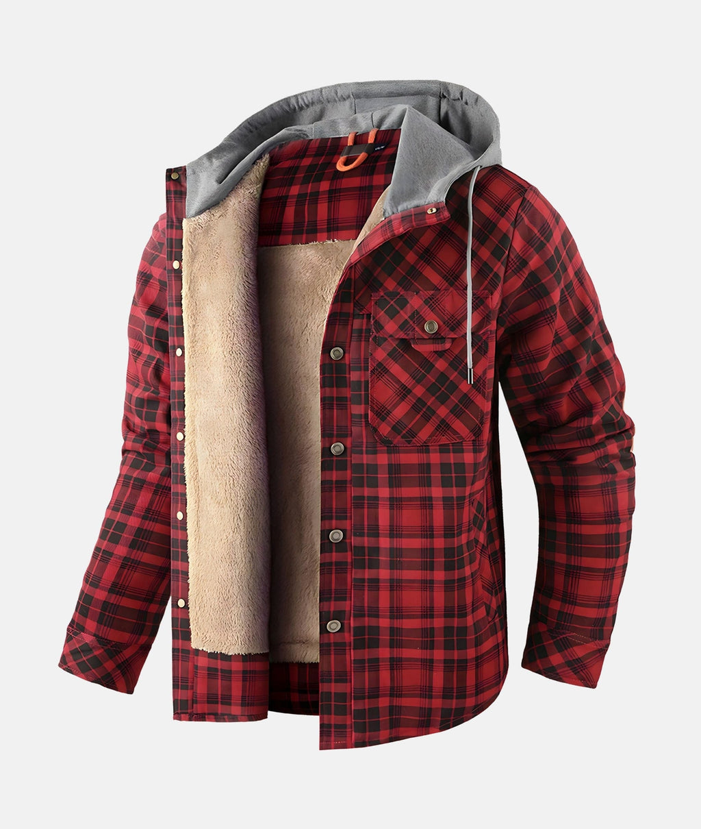 Lightweight Flannel Shirt Jacket