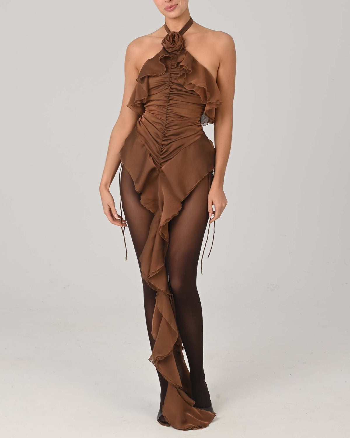 Rose Whisper Thai Stylish Mini-Length Dress